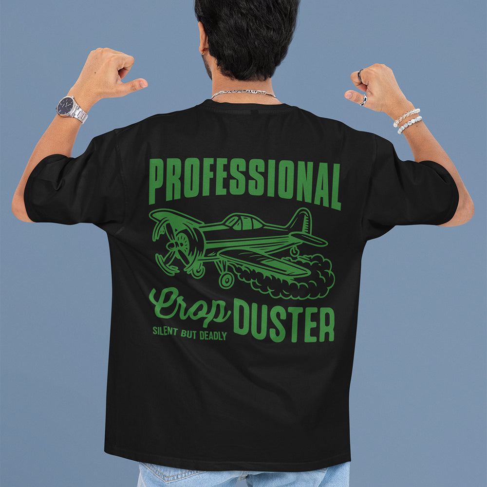 PROFESSIONAL Crop DUSTER SILENT BUT DEADLY T-shirt (backprint)
