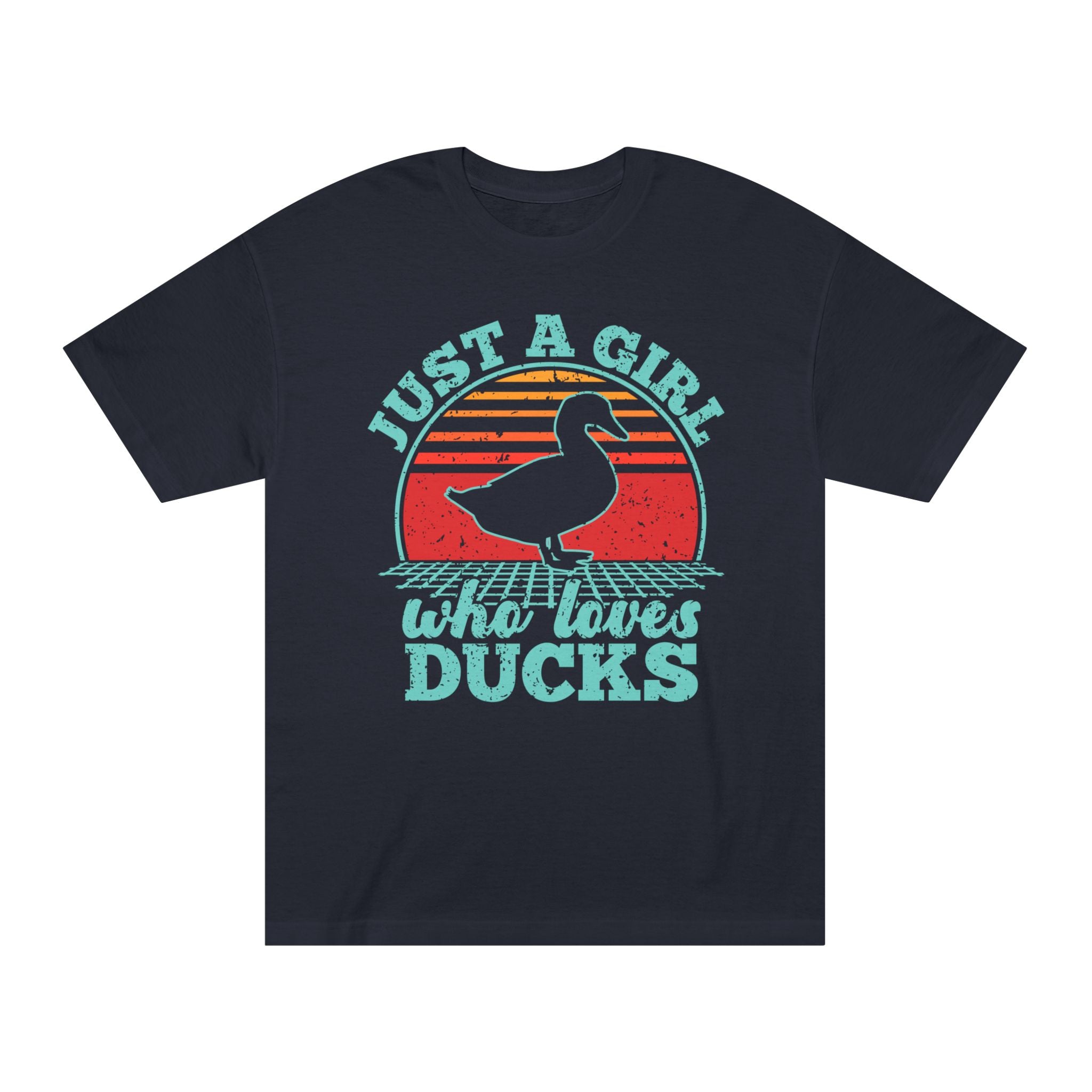 Just a Girl Who Loves Ducks T-Shirt — Cute Retro Duck Lover Tee