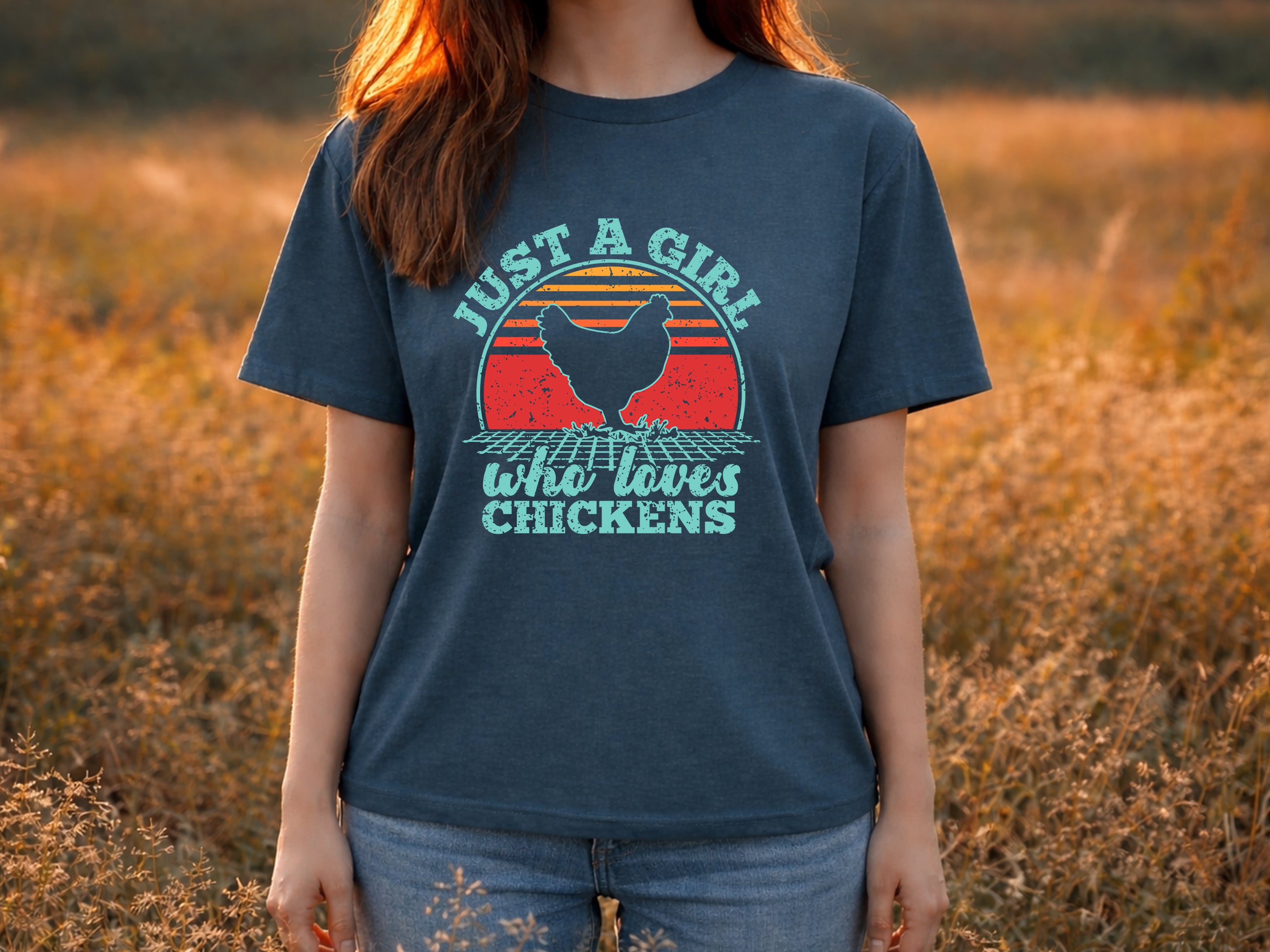 Just A Girl Who Loves Chickens T-Shirt