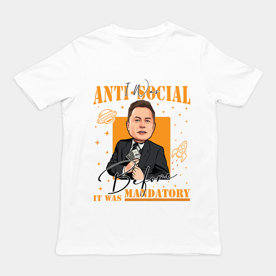 I Was Anti-Social Before It Was Mandatory T-shirt