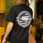 BLUE COLLAR BROTHERHOOD DIRTY HANDS MAKE CLEAN MONEY T-shirt (backprint)