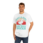 Just a Girl Who Loves Ducks T-Shirt — Cute Retro Duck Lover Tee