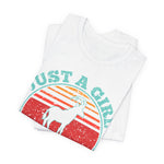 Just A Girl Who Loves Antelopes T-Shirt — Vintage Retro Wildlife Tee